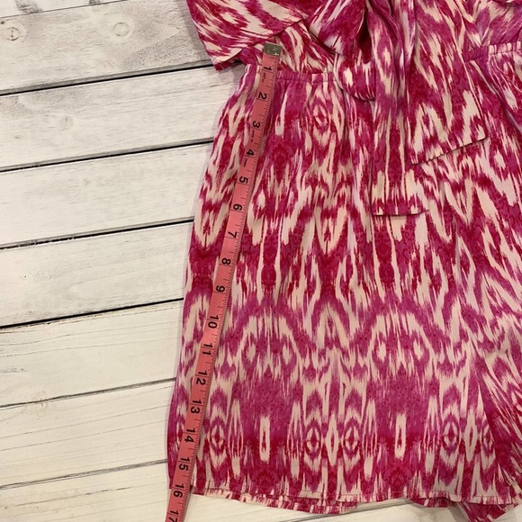 AQUA TIE FRONT SURPLICE ROMPER S NWT - Picture 14 of 16